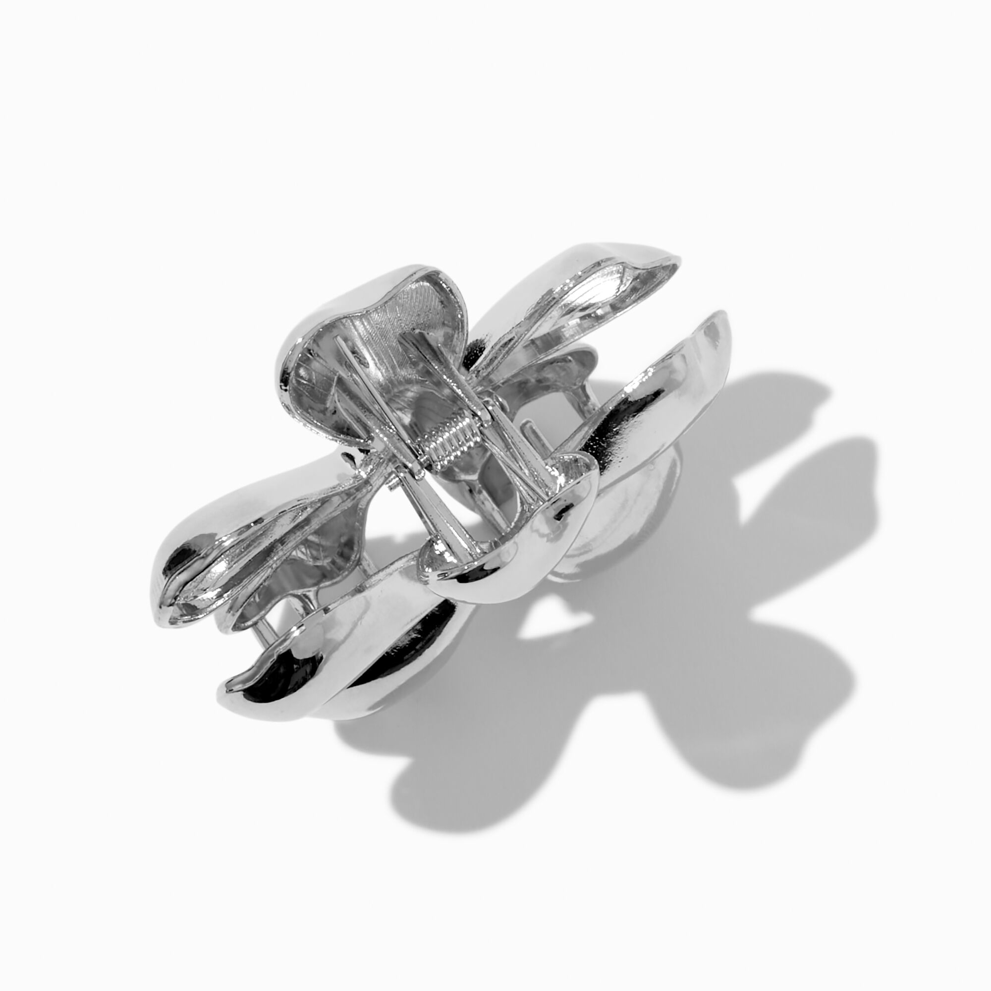 Silver Flower Hair Claw,