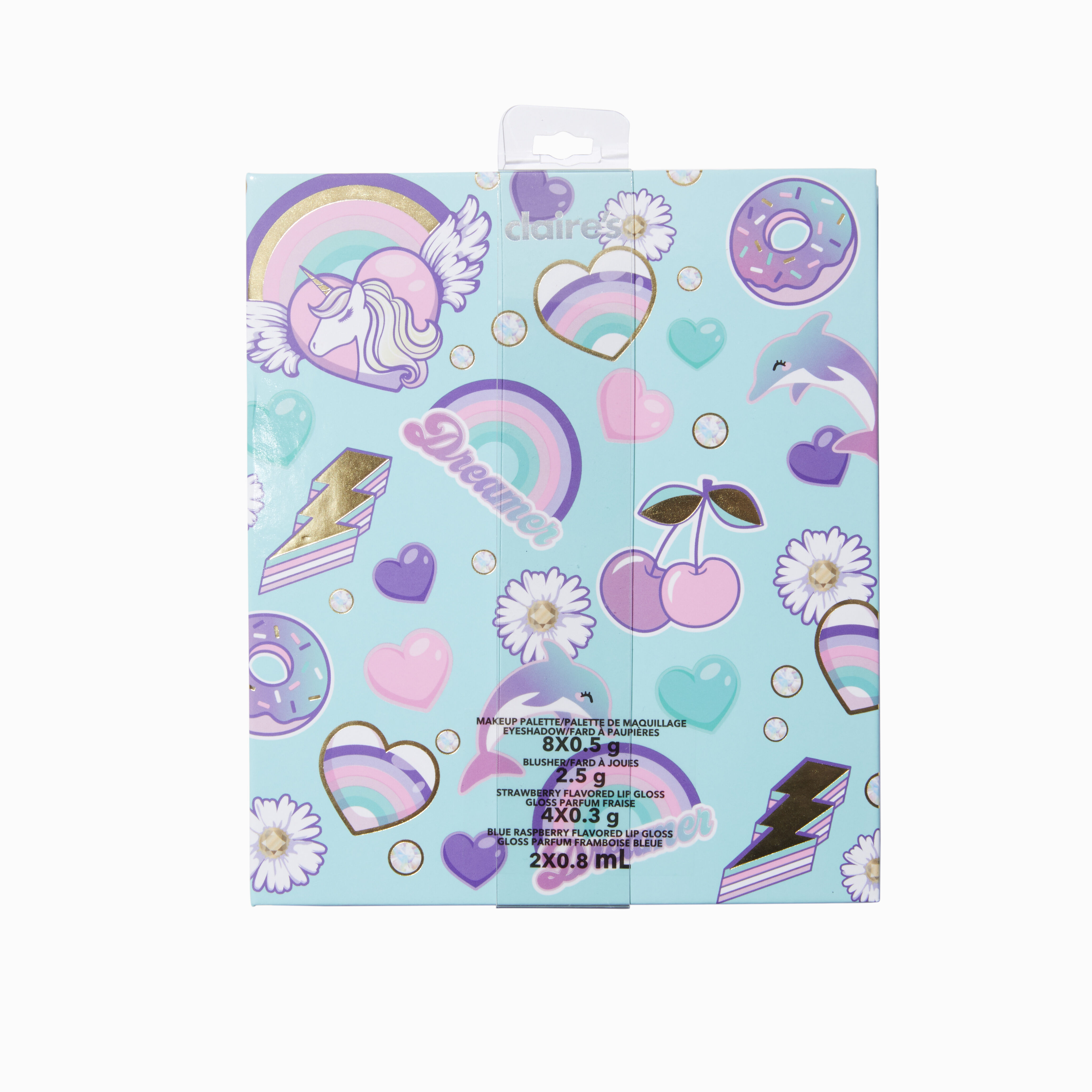 Unicorn Vibes Compact Mirror - Purple,