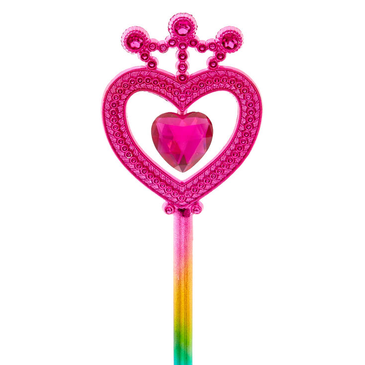 Sceptre de princesse paillet&eacute;e arc-en-ciel du Club Claire&#39;s,