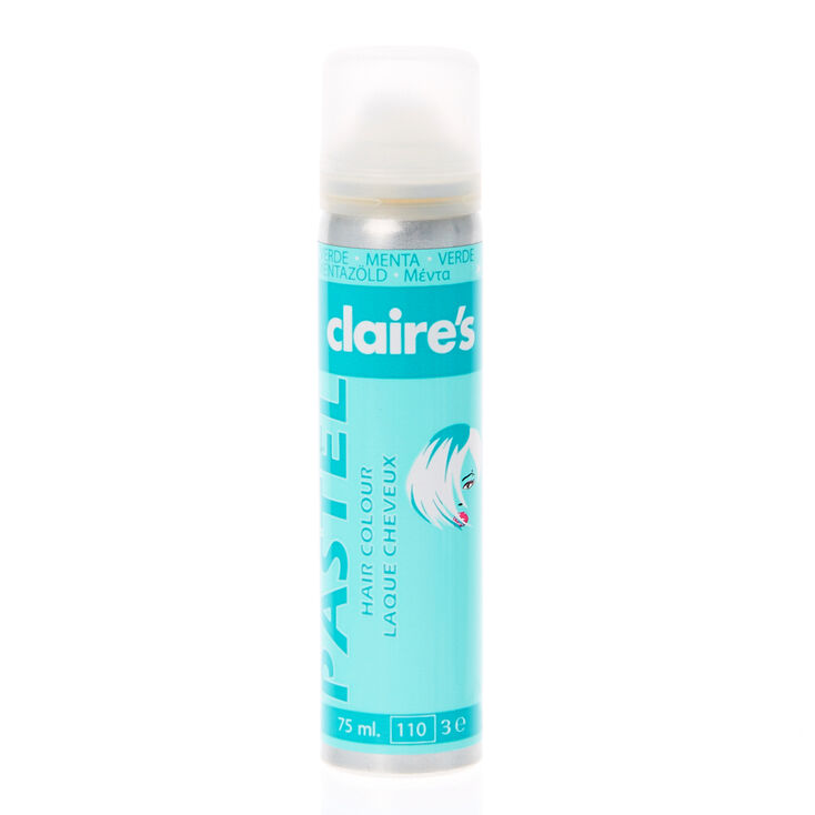 Claire's Spray colorant pour cheveux menthe pastel