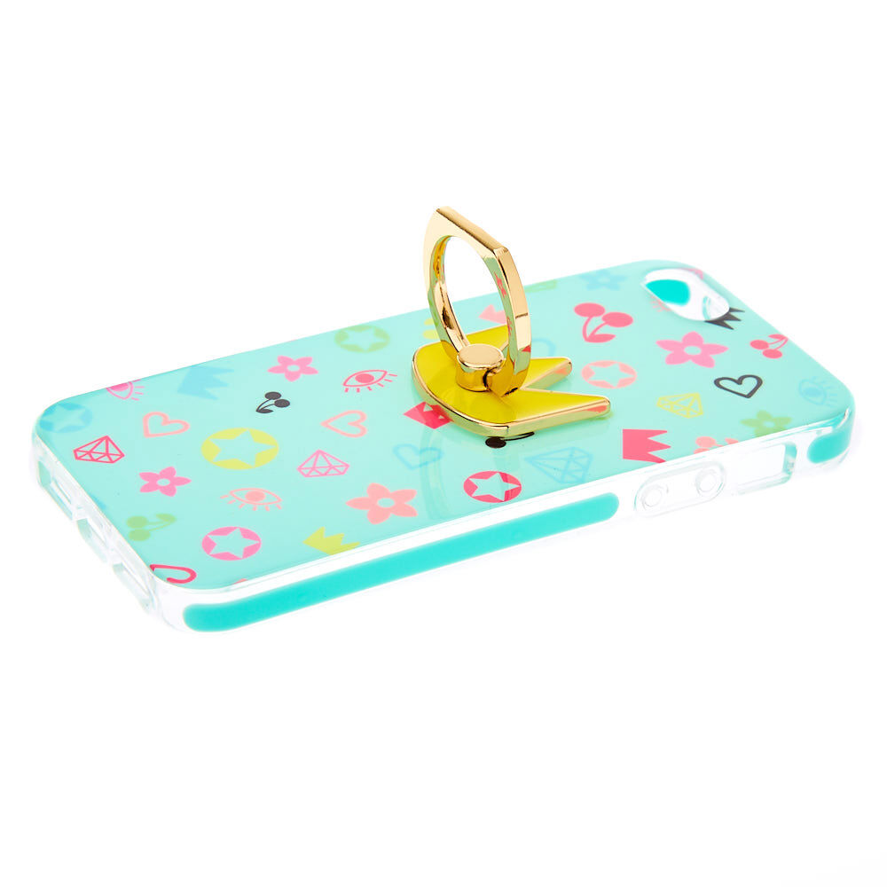 Royalty Protective Ring Holder Phone Case - Fits iPhone 5/5S,