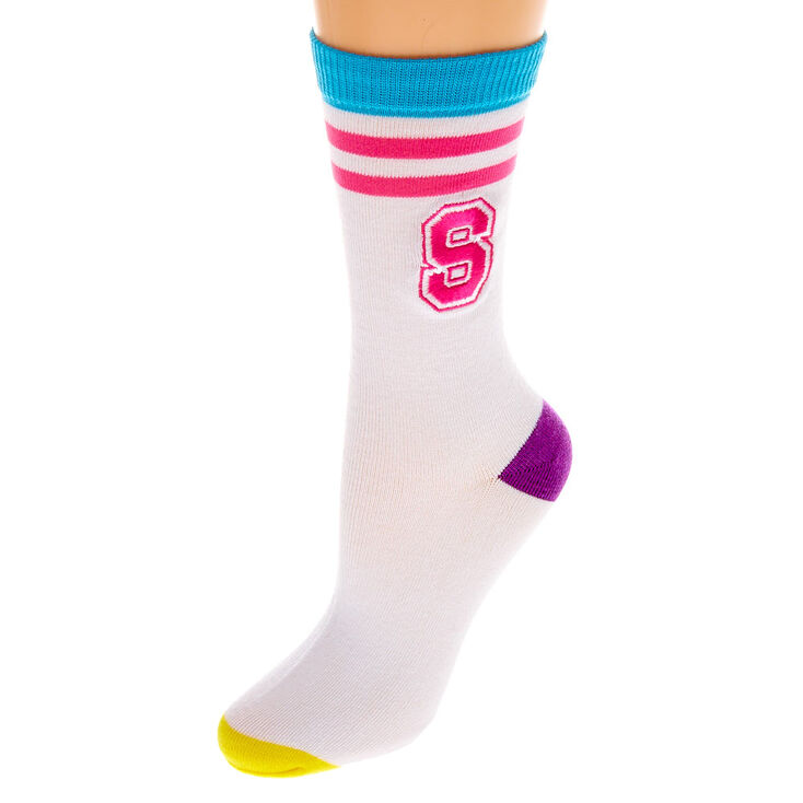 Initial Crew Socks - S,