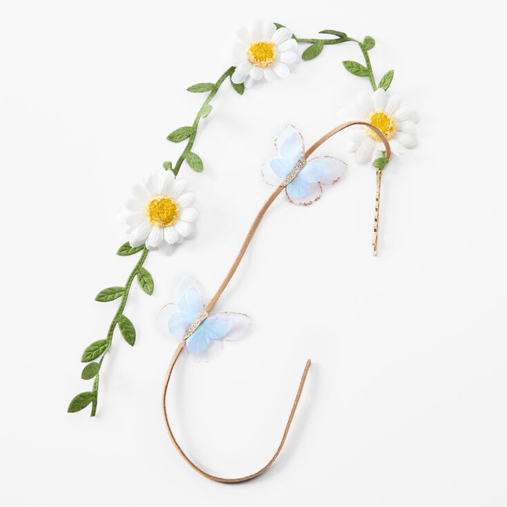 Daisy Butterfly Strand Hair Pin,