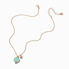 Colliers &agrave; pendentif fleurs &agrave; paillettes best friends - Lot de 5,