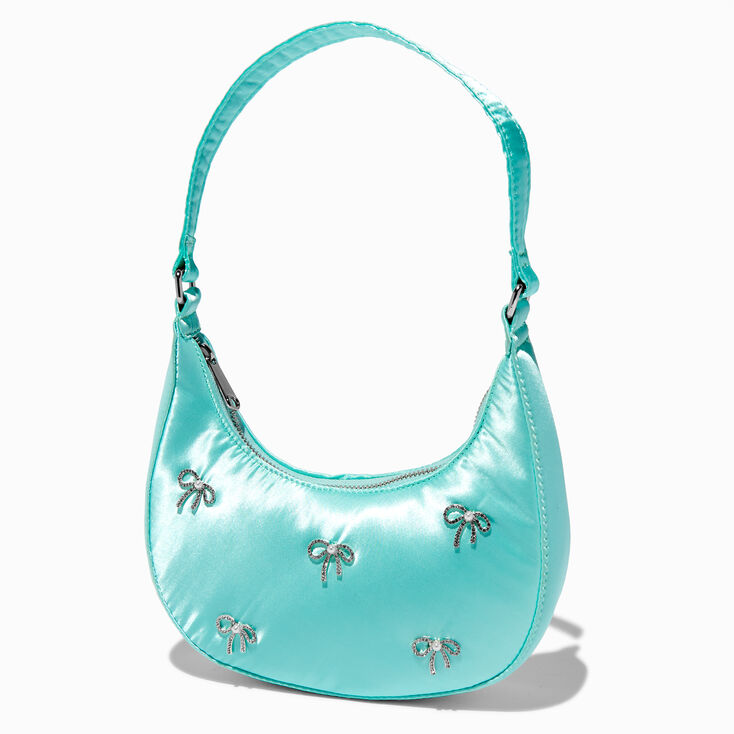 Mint Green Bow Shoulder Bag,