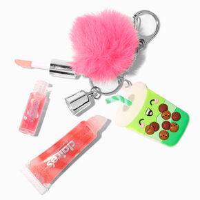 Boba Tea Lip Gloss Keychain,