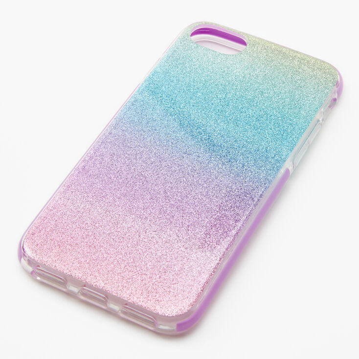 Pastel Glitter Ombre Phone Case - Fits iPhone 6/7/8 SE,