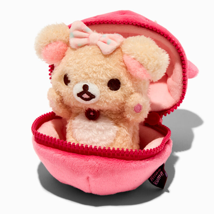 Rilakkuma&trade; 4&#39;&#39; Pink Strawberry &amp; Bear Plush Toy,