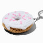 Sprinkle Donut Crocheted Keyring,