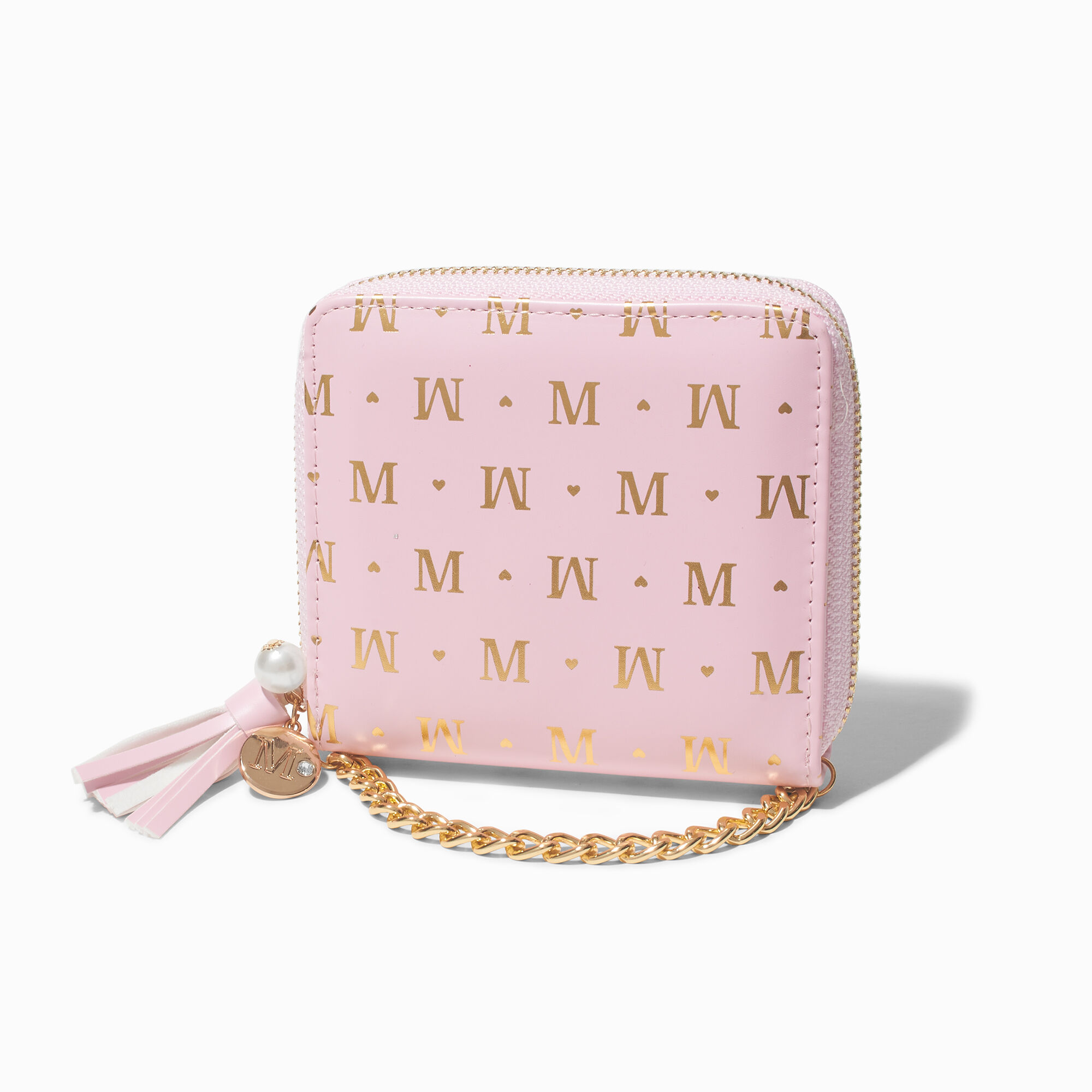 View Claires en Initial ChainStrap Wallet M Gold information