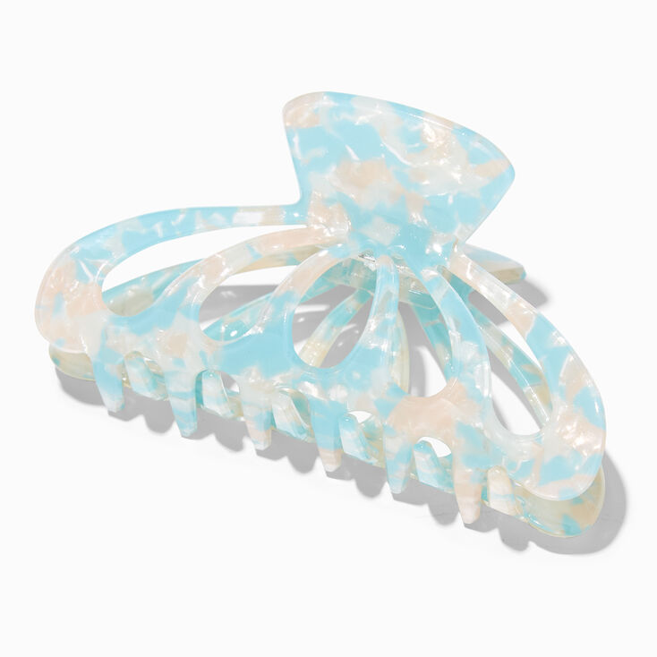 Blue Tortoiseshell Hair Claw,