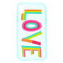 Rainbow Love Phone Case - Fits iPhone XR,