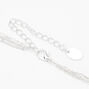 Silver Star Toggle Multi Strand Necklace,