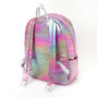Quilted Star Holographic Rainbow Medium Backpack,