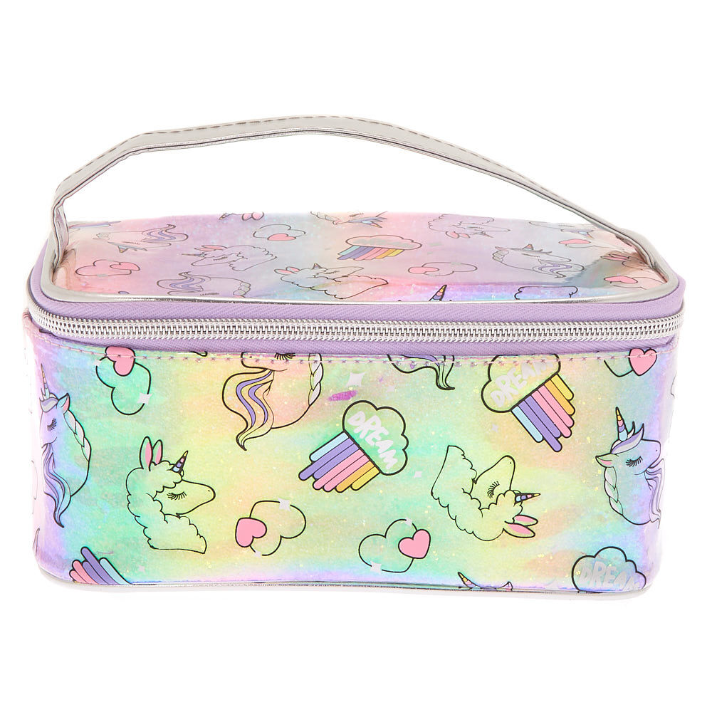 makeup bag with handle