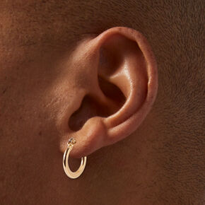 Boucles d&#39;oreilles empilables perle d&#39;imitation et couleur dor&eacute;e - Lot de 3,