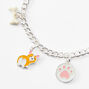 Silver Doggy Charm Bracelet,
