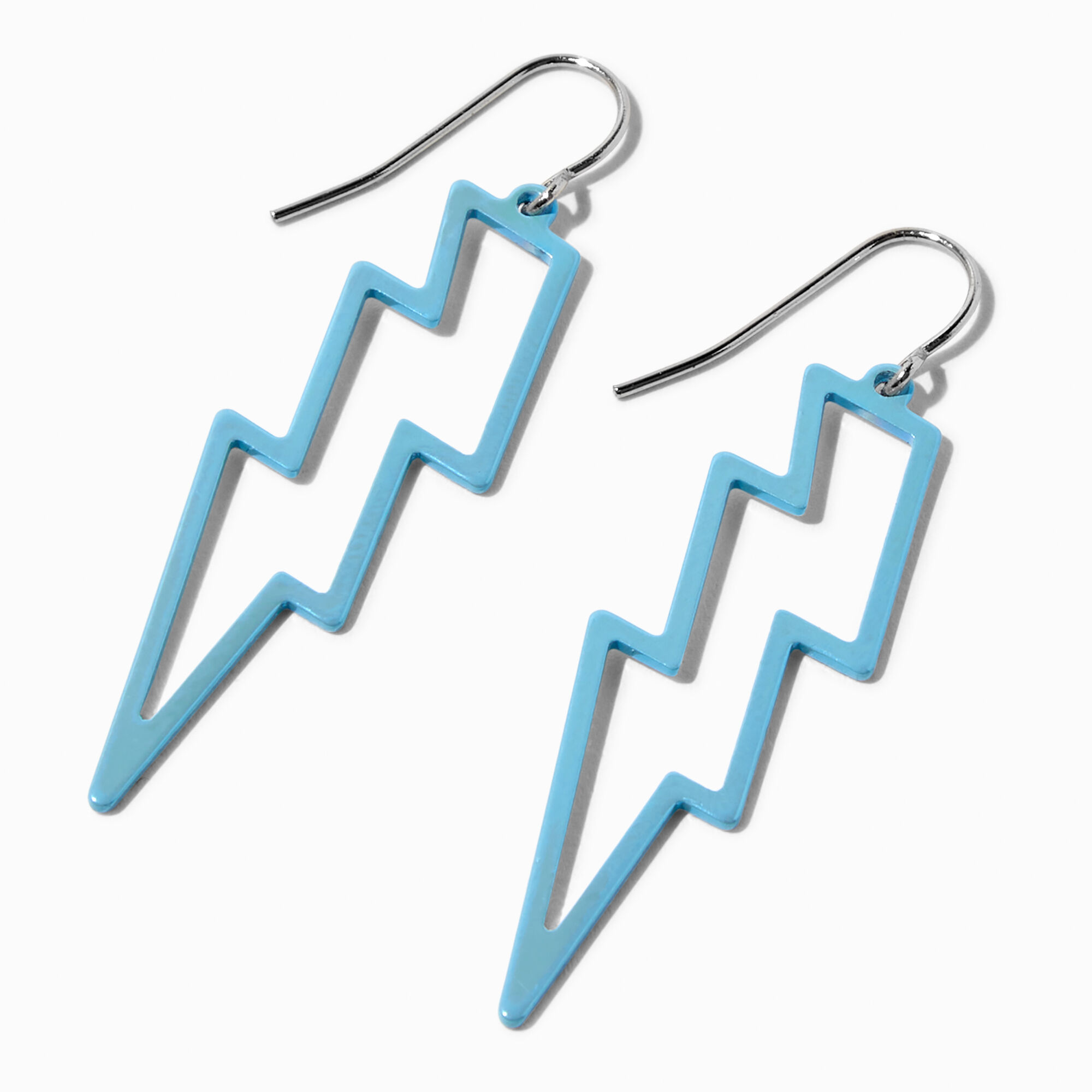 Claire's lightning outlet bolt earrings