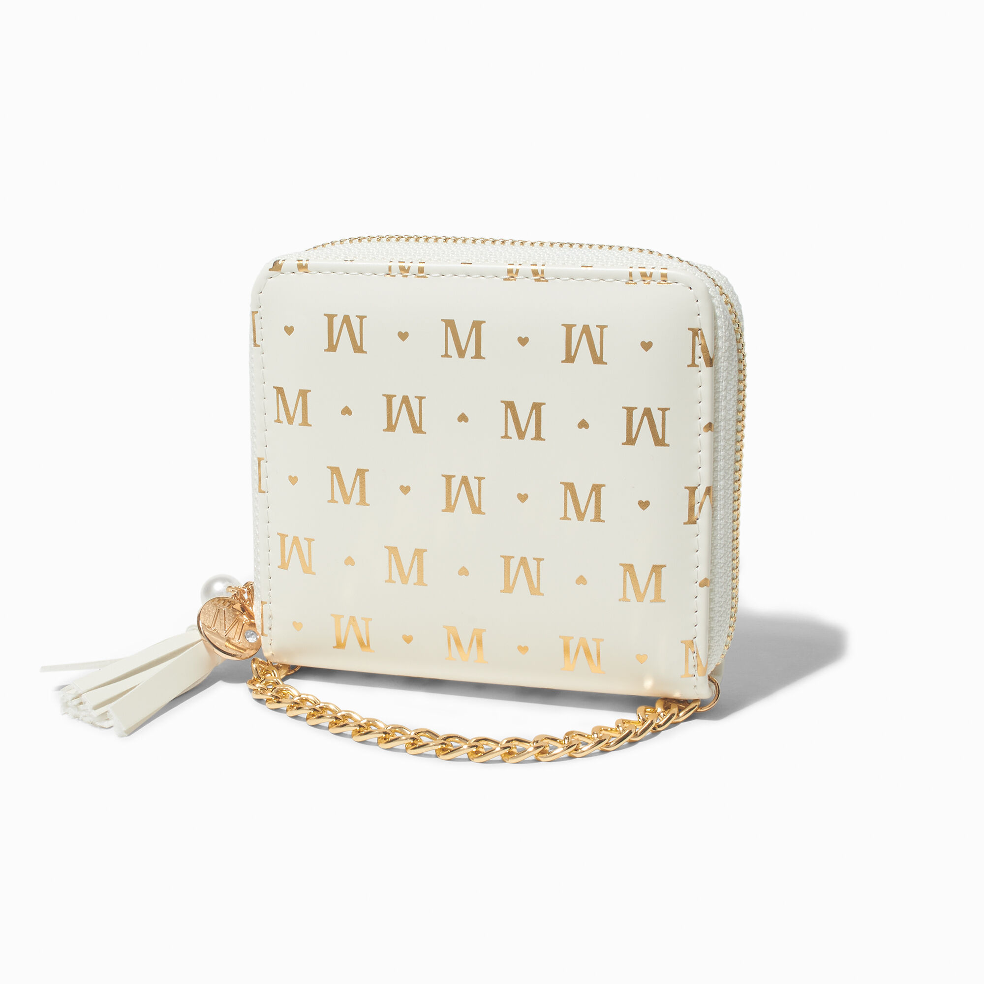 View Claires en Initial ChainStrap Wallet M Gold information