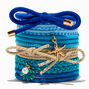 Blue Beachfront Hair Ties - 12 Pack,