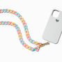 Chunky Pastel Chain Crossbody Phone Strap,