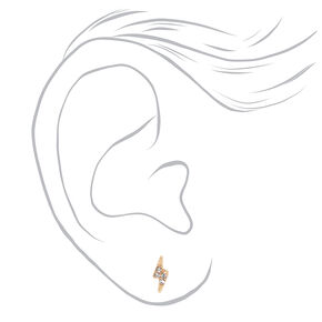 Gold-tone Celestial Stud Earrings &#40;3 Pack&#41;,