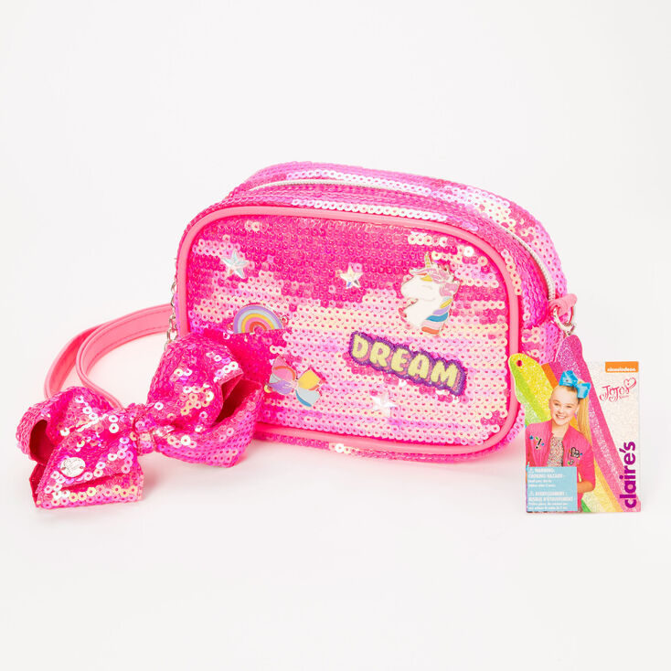 Jojo Siwa&trade; Pink Sequin Crossbody Bag,