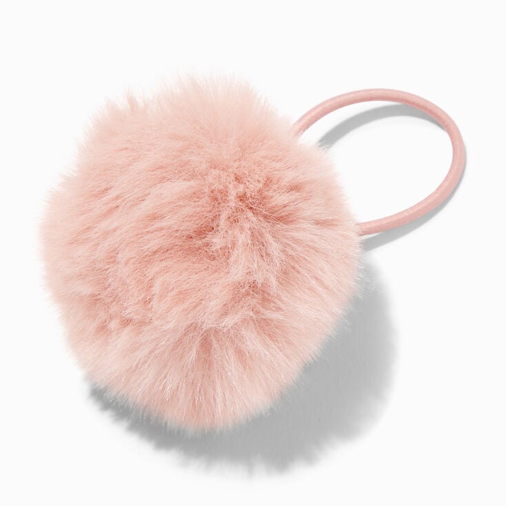 MINK HAIR TIE BLUSH ROSE MINK HAIR TIE BLUSH ROSE