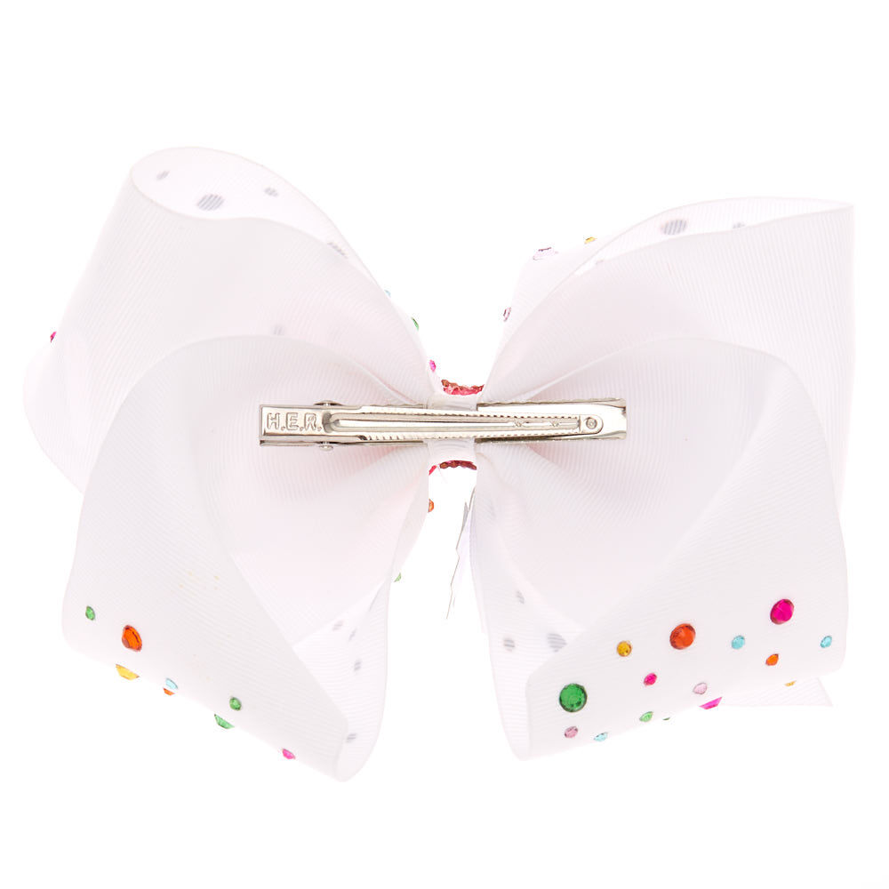 Grand nœud à cheveux Signature Don't Mess With The Bow JoJo Siwa™ - Blanc,