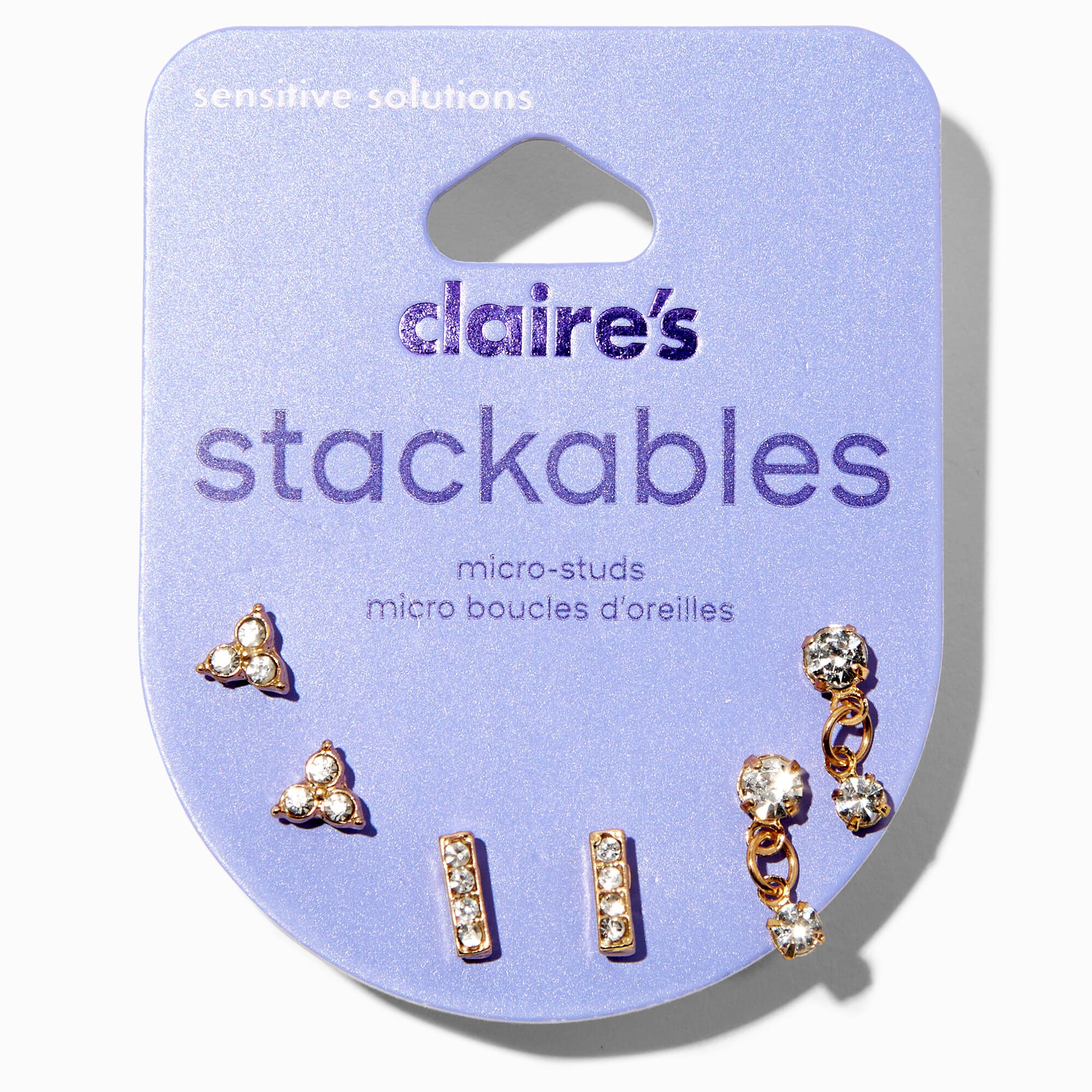 Claire's stud discount earring set