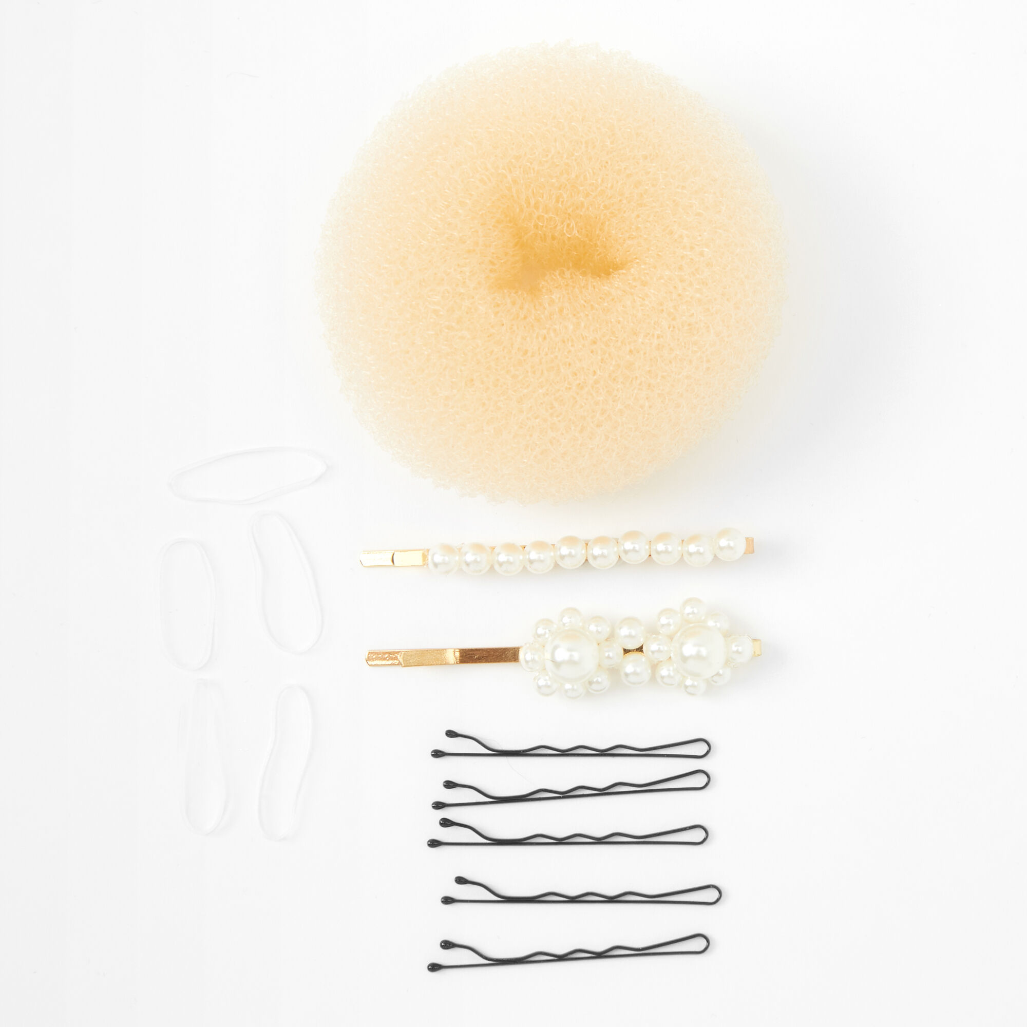 Pearl Swirl Bun Hair Tools Kit,