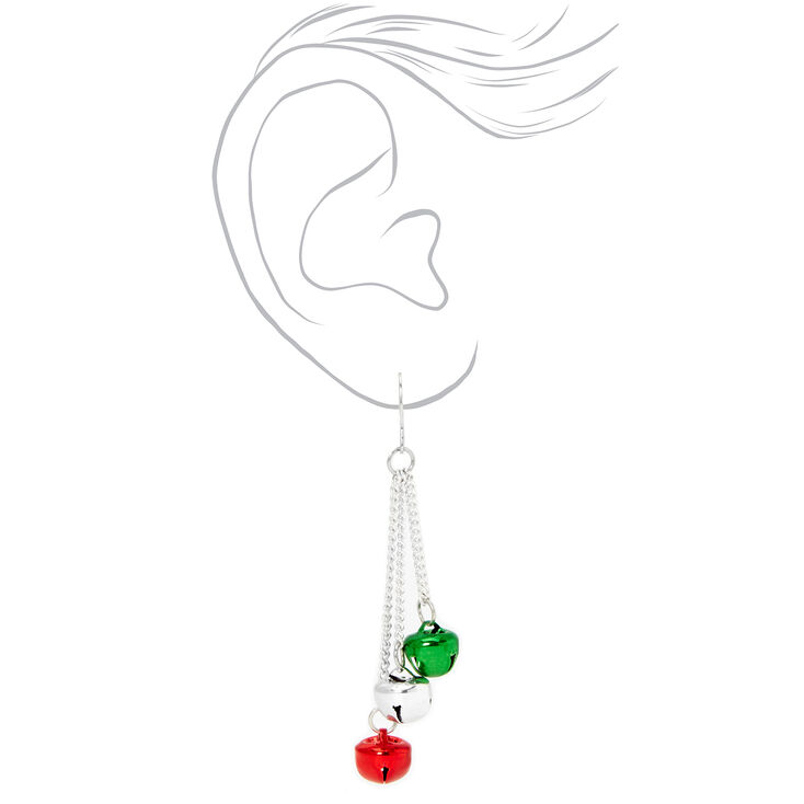 Christmas Silver Bell Jewelry Set - 2 Pack,