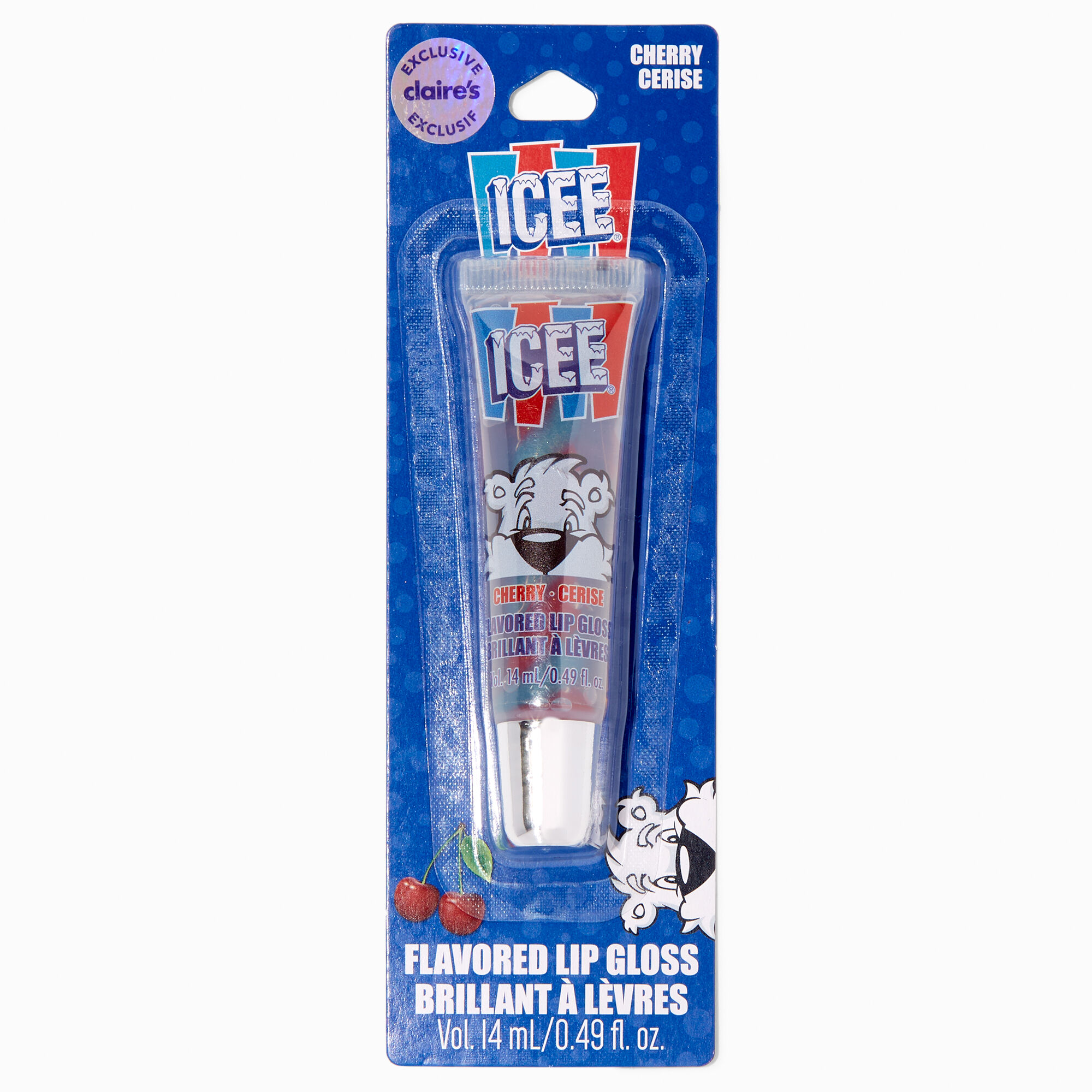 View Icee Claires Exclusive Flavored Lip Gloss Tube information