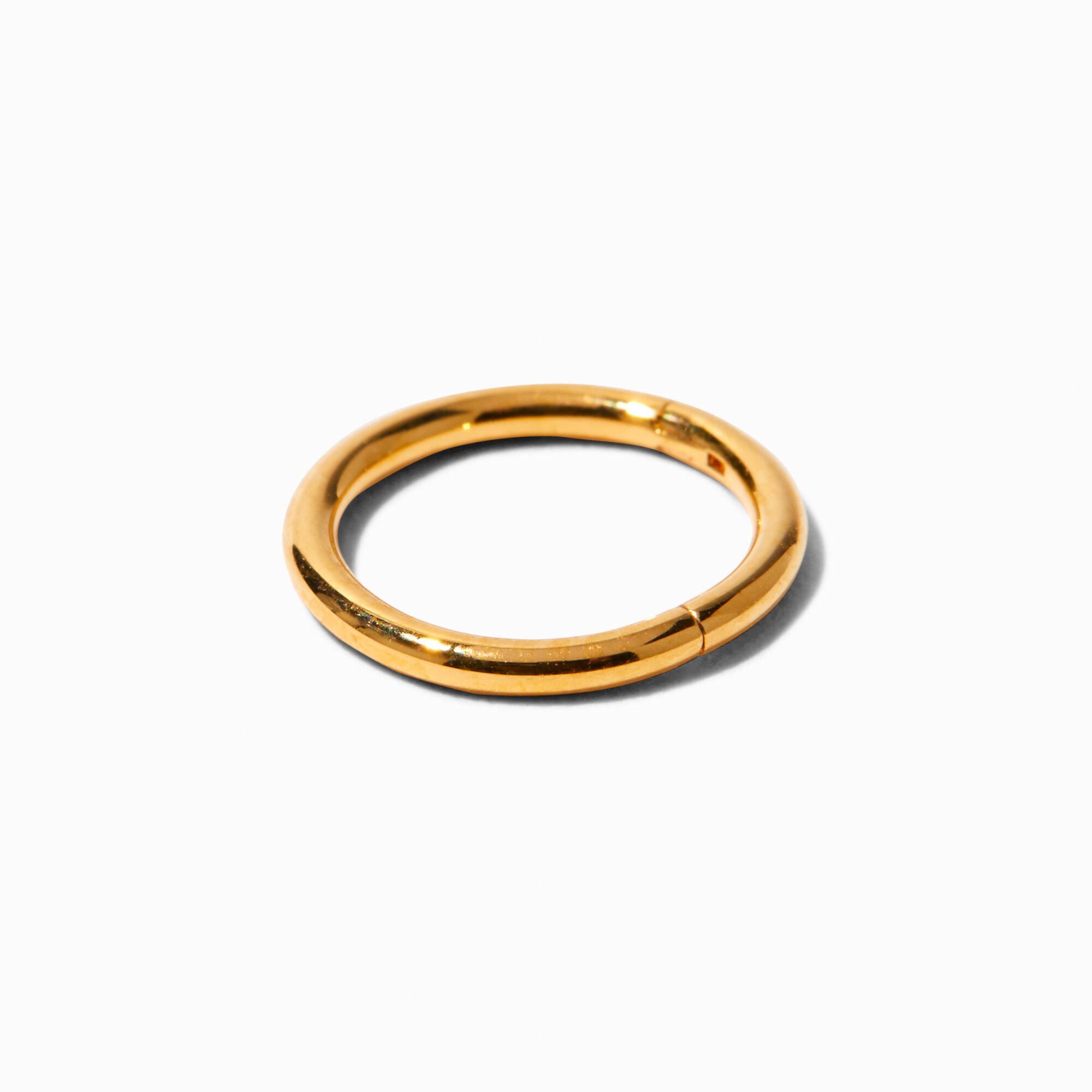 14K Gold Nose Ring Hoop – Hoops By Hand