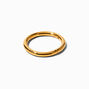 18k Gold Plated Titanium 18G Hoop Nose Ring,