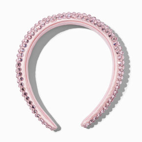 Claire&#39;s Club Pink Crystal Headband,