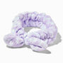Purple Daisy Makeup Bow Headwrap,