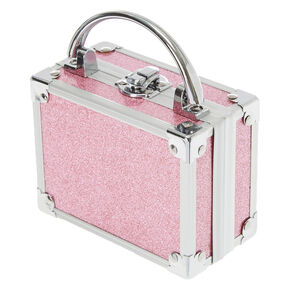 Claire&#39;s Club Pink Glitter Lock Box Makeup Set,