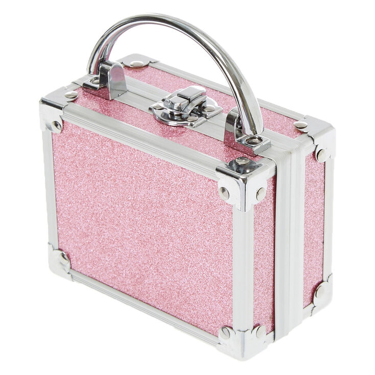 Claire's Club Pink Glitter Lock Box Makeup Set