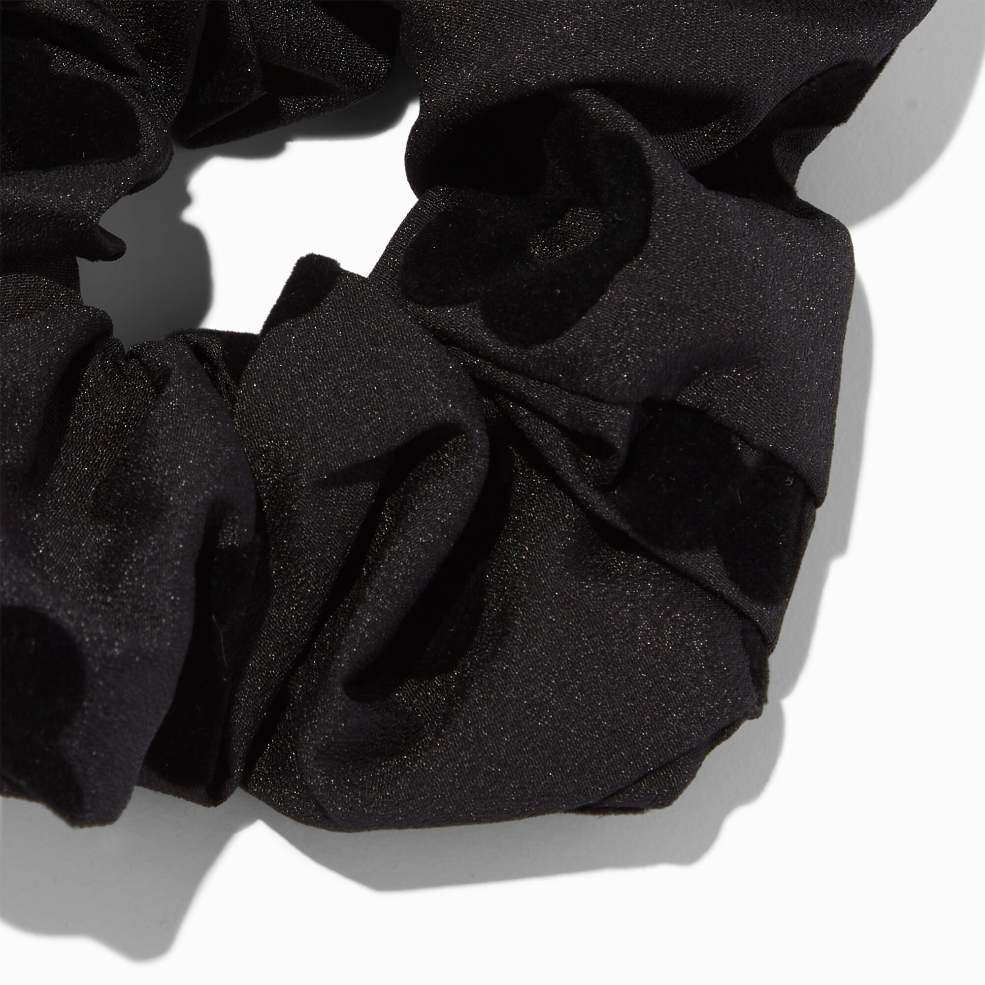 Black Sparkle Giant Hair Scrunchie,