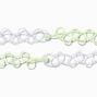 Best Friends Pulse Butterfly Tattoo Choker Necklaces - 2 Pack,