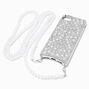 Pearl &amp; Crystal Phone Case With Strap - Fits iPhone&reg; 6/7/8/SE,