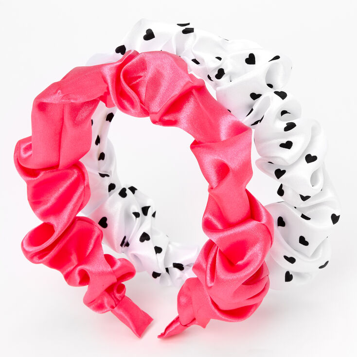 Claire&#39;s Club Ruched Satin Headbands - 2 Pack,