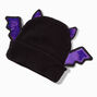 Bonnet noir chauve-souris &agrave; sequins,