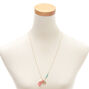 Gold Cowrie Shell Coin Pendant Necklace,