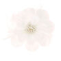 Lily Feather Hair Clip - White,