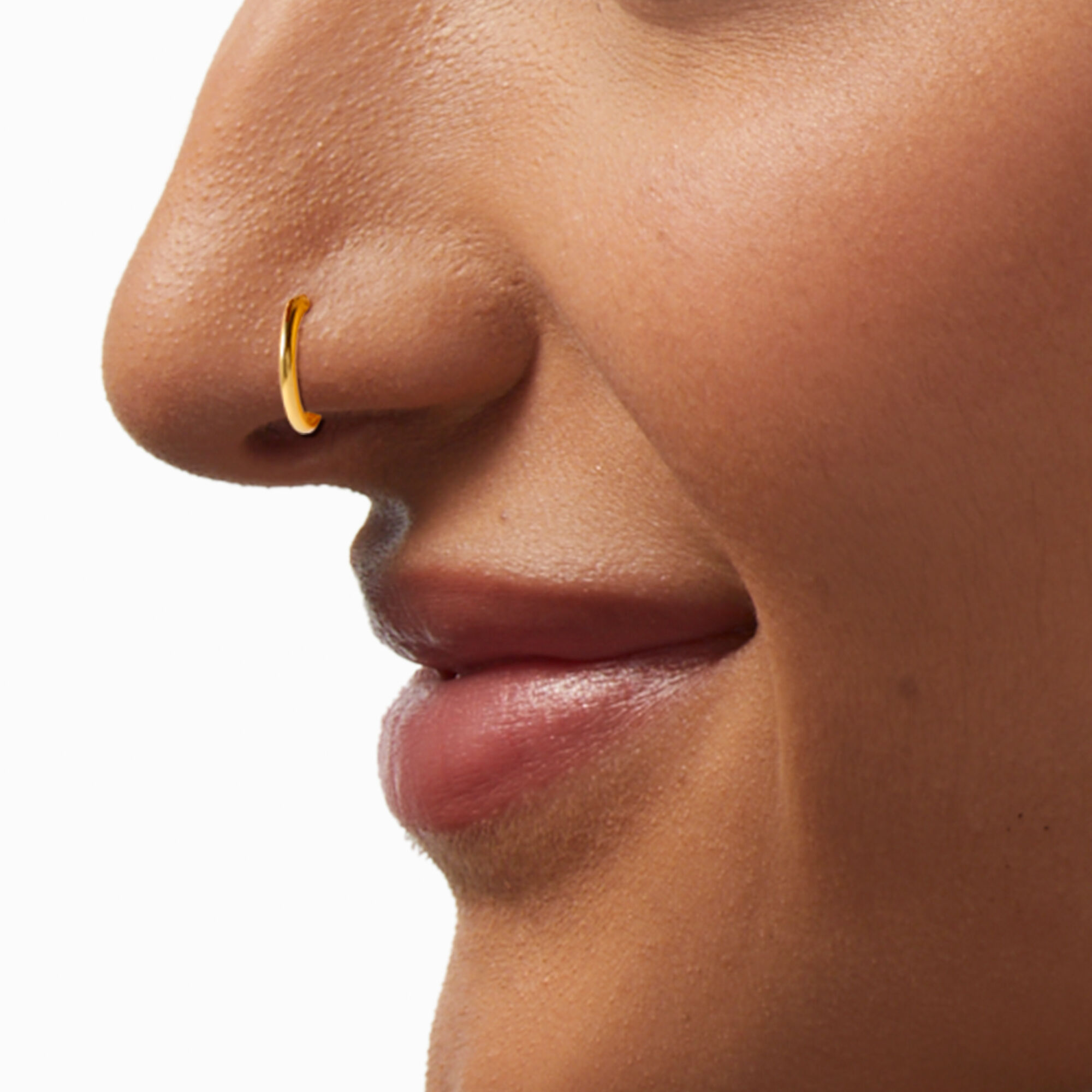 22g hinged nose top ring