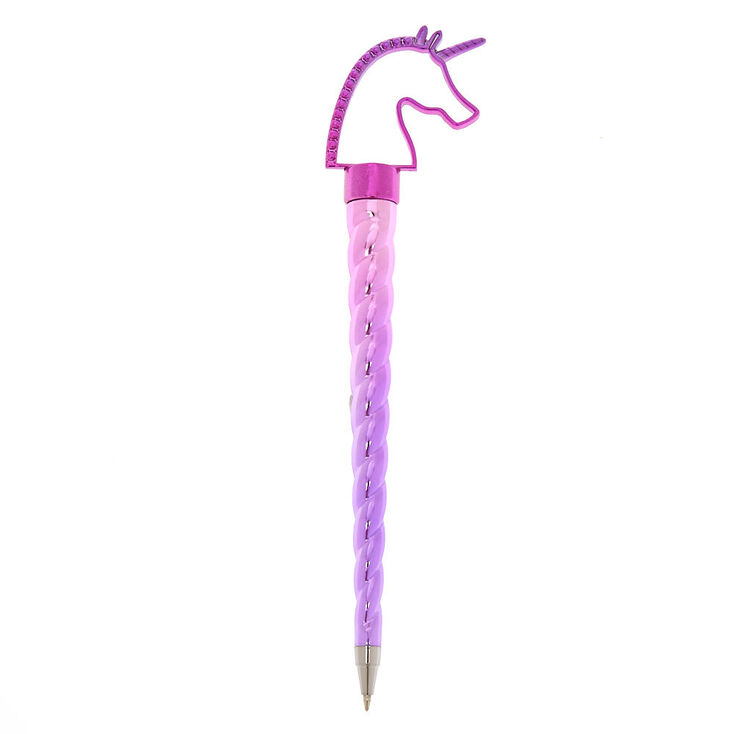 Stylo licorne rose,
