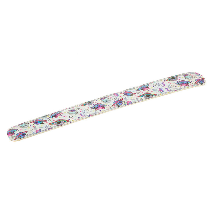 Holographic Astro Animal Slap Bracelet - Silver,