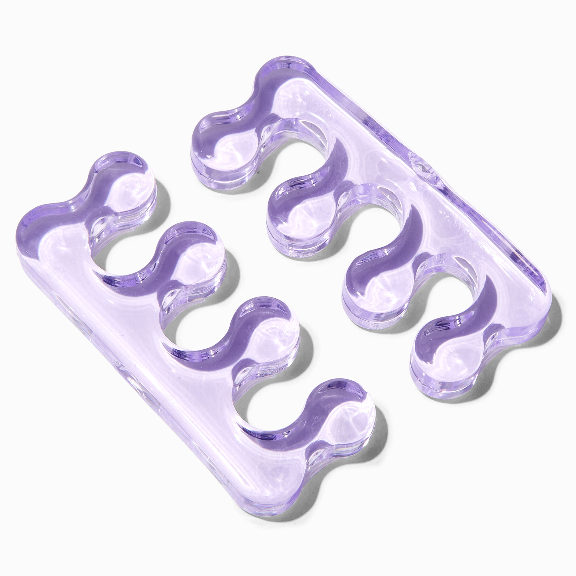 View Claires Toe Separators 2 Pack Purple information